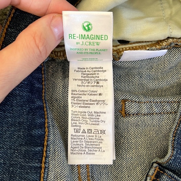 J.Crew - Classic denim short in dark Pacific blue wash - size 27 - Picture 8 of 8